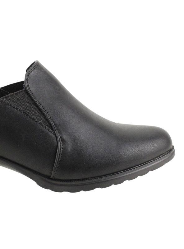 Zapato New Walk Elastizado Negro-3