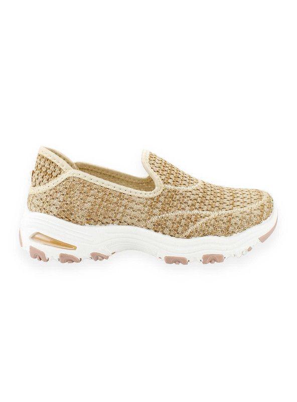 Zapatilla New Walk Causal Malla Beige-0