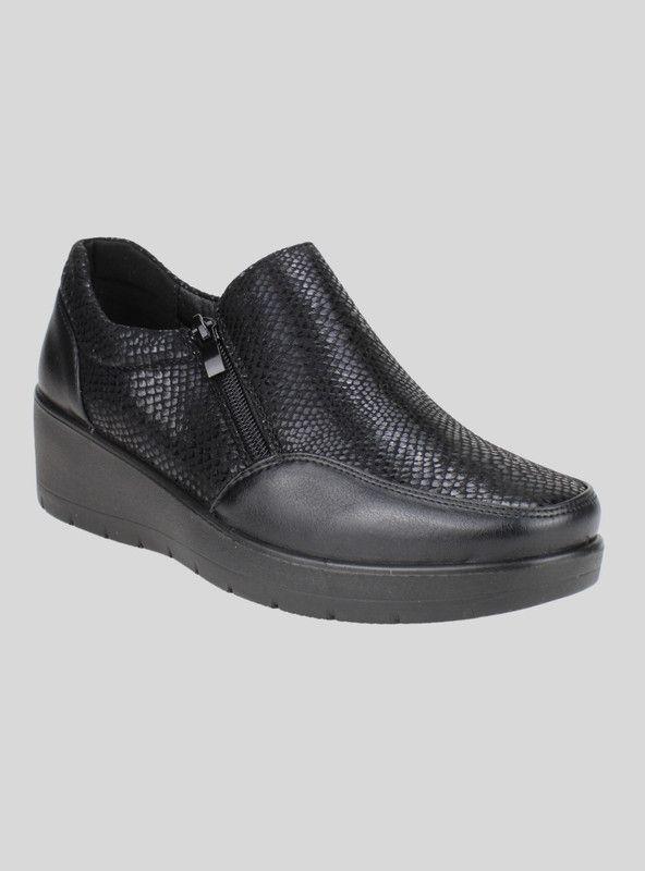 Zapato New Walk Dublín Confort Negro-1