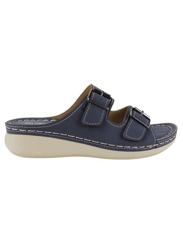 Sandalia New Walk Lili Confort Azul-0