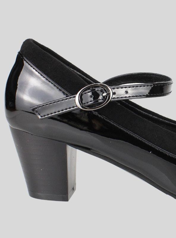 Zapato New Walk Correa Negro-3