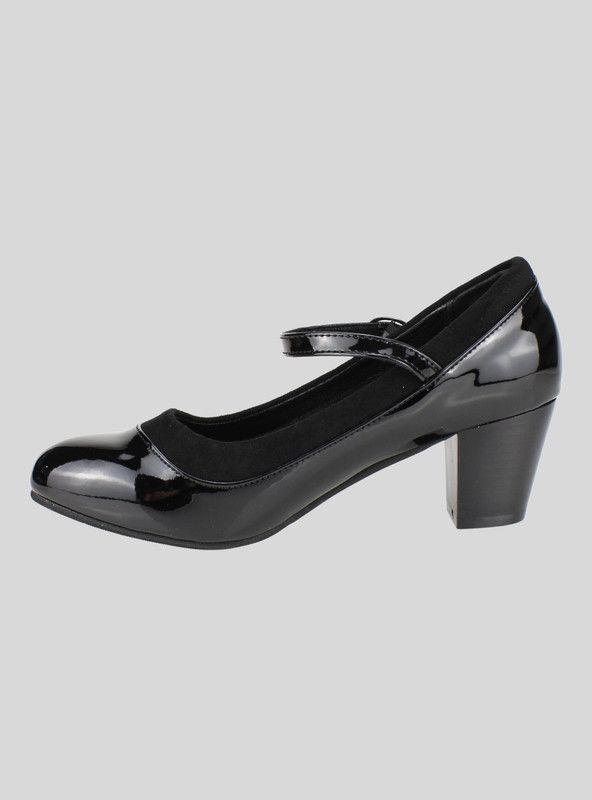 Zapato New Walk Correa Negro-2