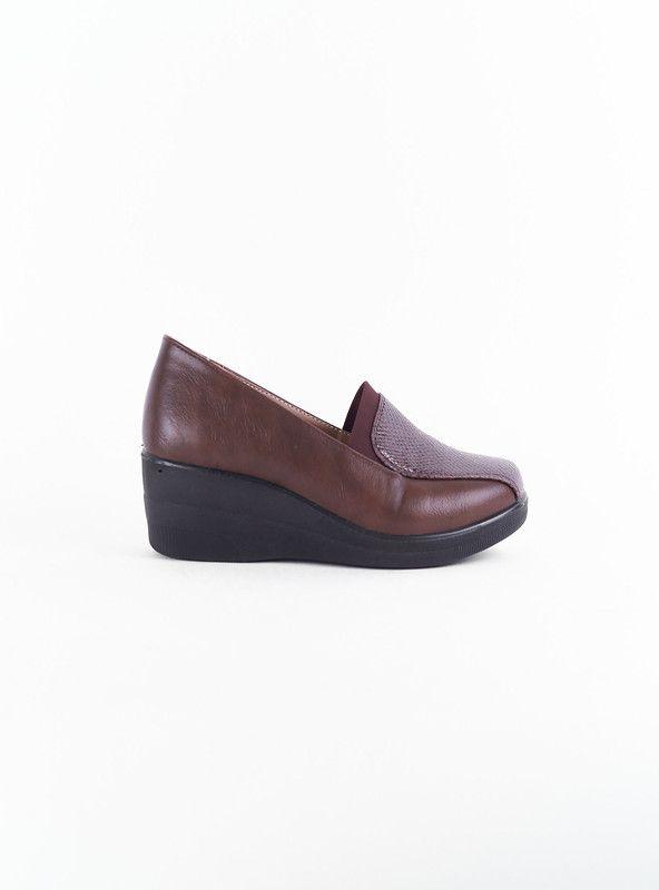 ZAPATO CONFORT MUJER  A51F2005-40  | Cafe |-1