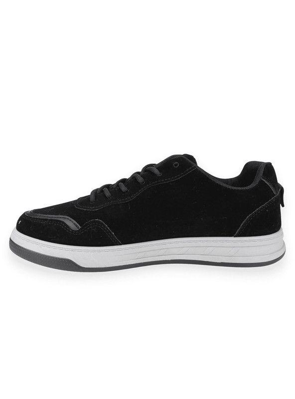 Zapatilla New Walk Casual Rayas Negra-2