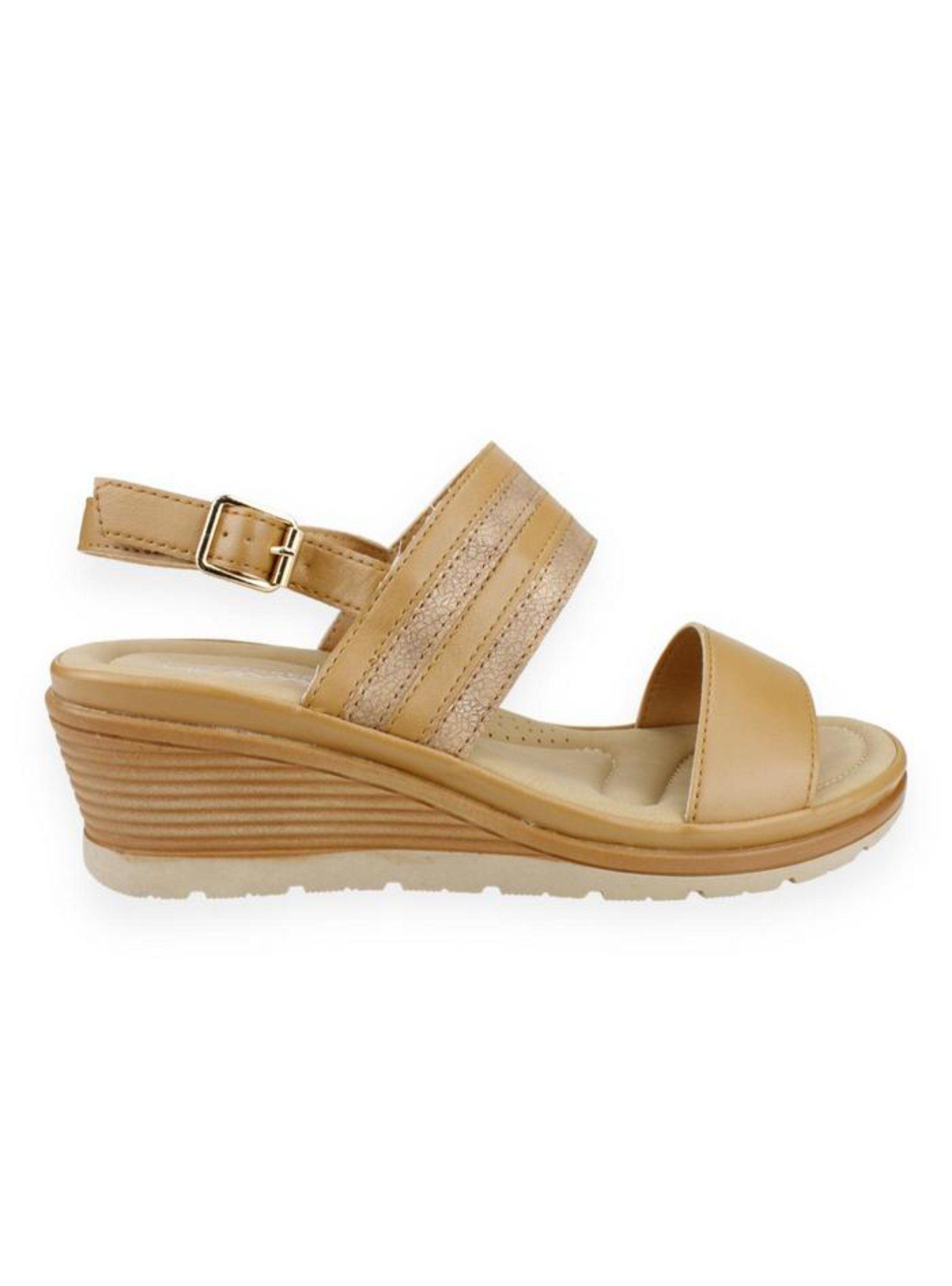 Sandalia New Walk Confort Camel-0