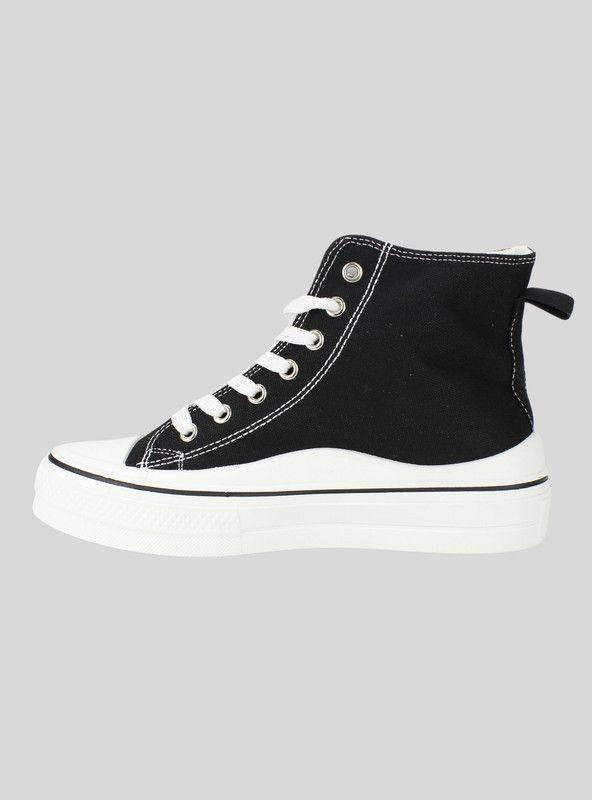 Zapatilla New Walk Lona Ventura Negra-2