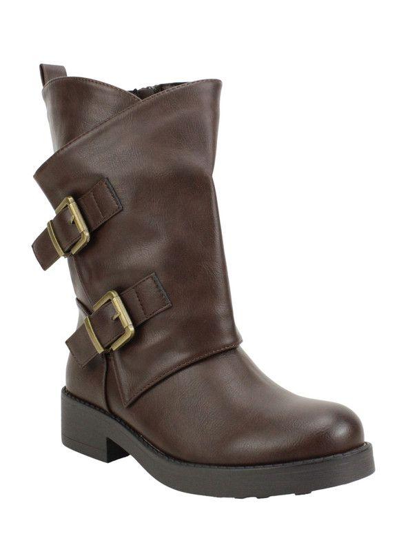 Bota New Walk Biker Corta Café-2