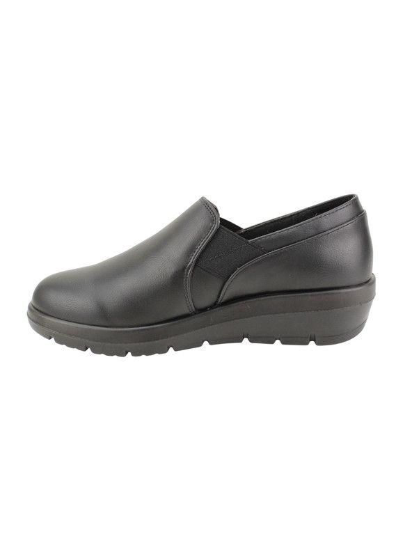 Zapato New Walk Plataforma Confort Negro-2