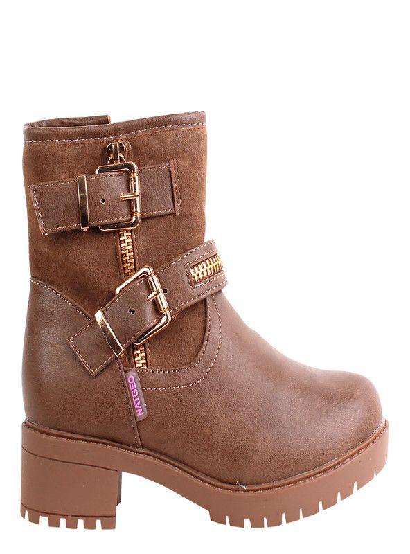 BOTIN NIÑA NATGEO 198-051-TA  ( 28-35 )  | Taupe |-1