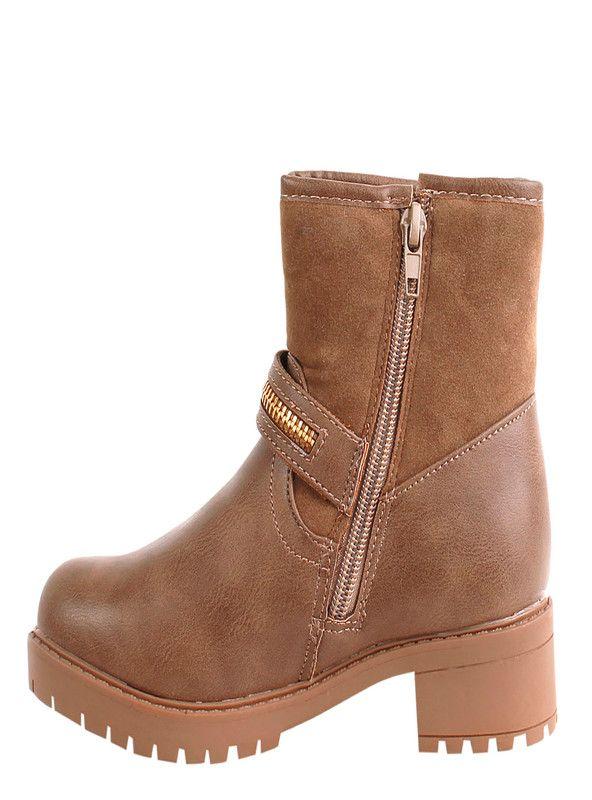BOTIN NIÑA NATGEO 198-051-TA  ( 28-35 )  | Taupe |-2