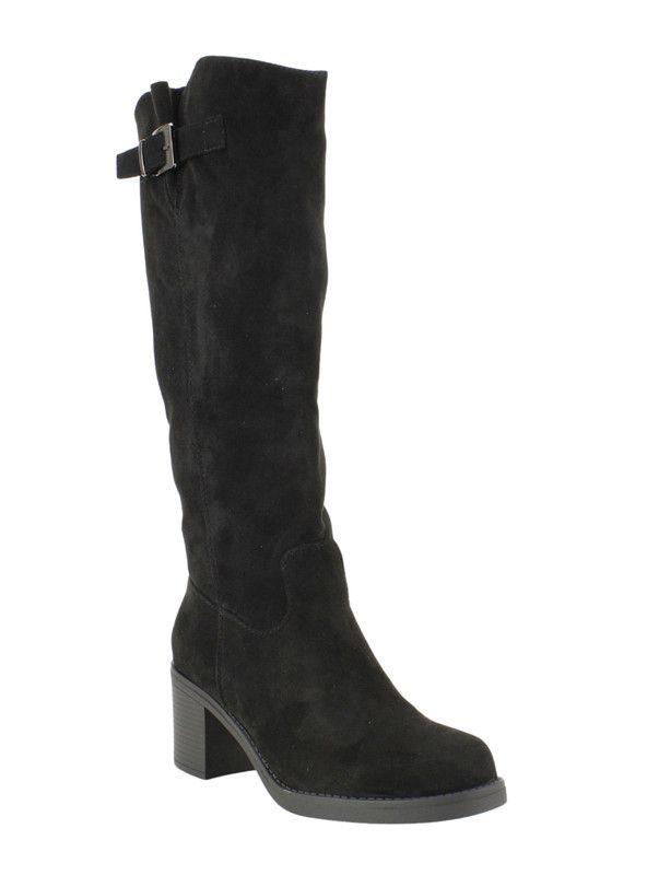 Bota Agua de Coco Suede Negro-1