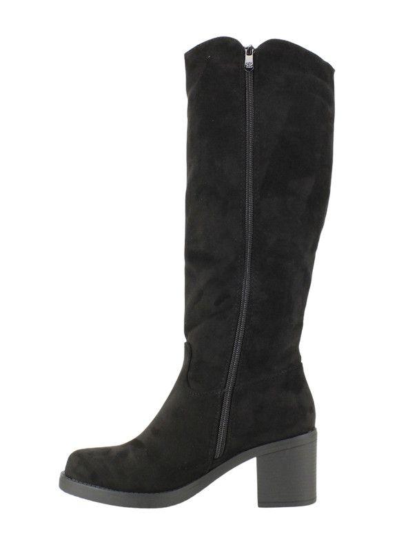 Bota Agua de Coco Suede Negro-2