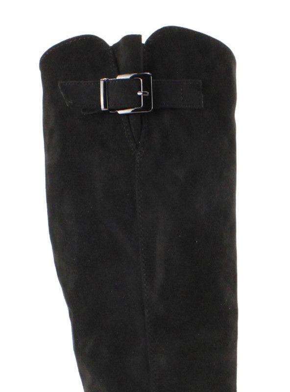Bota Agua de Coco Suede Negro-3