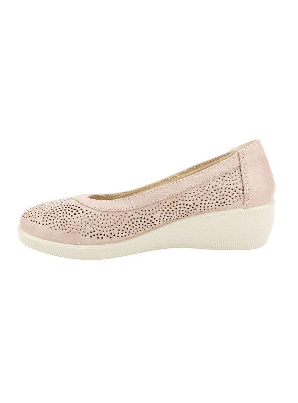 Zapato New Walk Troquelado Rosa-2