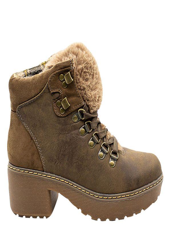 Botin MUJER NEW WALK  14570-805-KA  | Caqui |-1