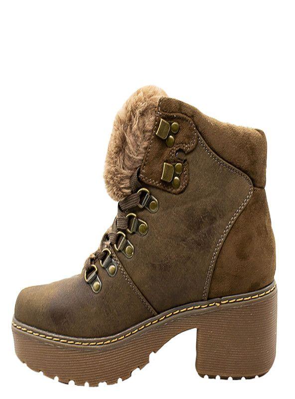 Botin MUJER NEW WALK  14570-805-KA  | Caqui |-3