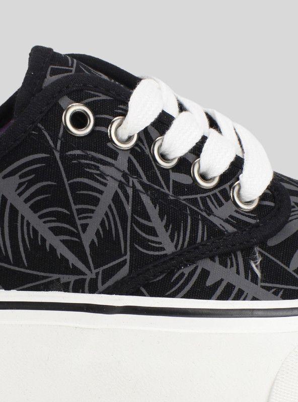 Zapatilla New Walk Lona Oahu Negra-3