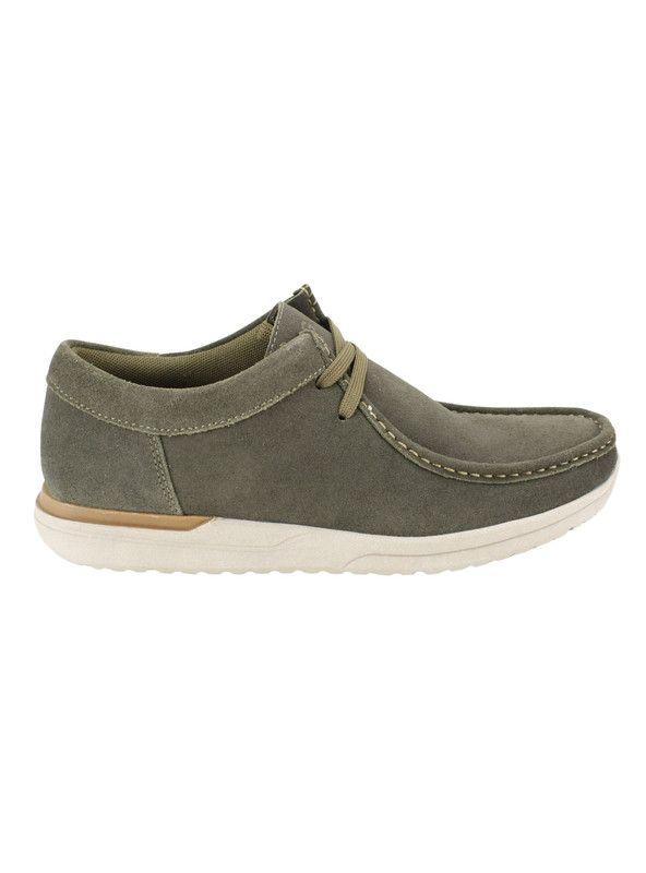 Zapato Nat Geo Casual Gamuza Verde Petróleo-0