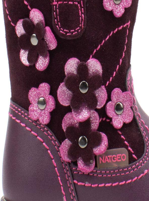 BOTIN NIÑA NATGEO XY10023-PU ( 20-27 )  | Morado |-4
