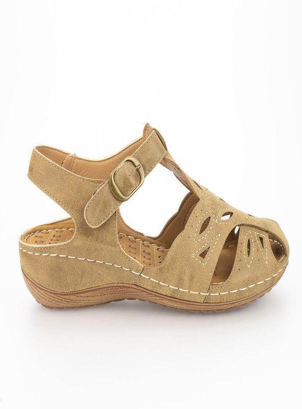 SANDALIA MUJER CASUAL NEW WALK 8231-11-KA (35-40) | Camel |-1