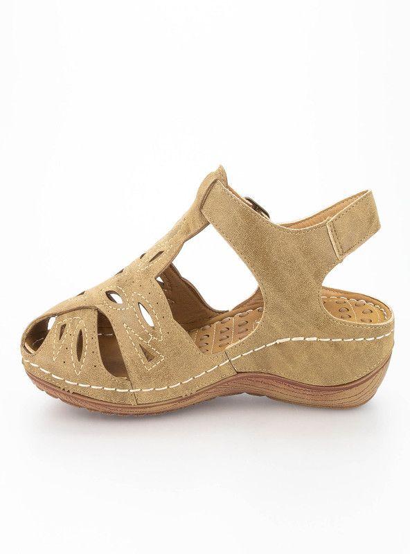 SANDALIA MUJER CASUAL NEW WALK 8231-11-KA (35-40) | Camel |-2