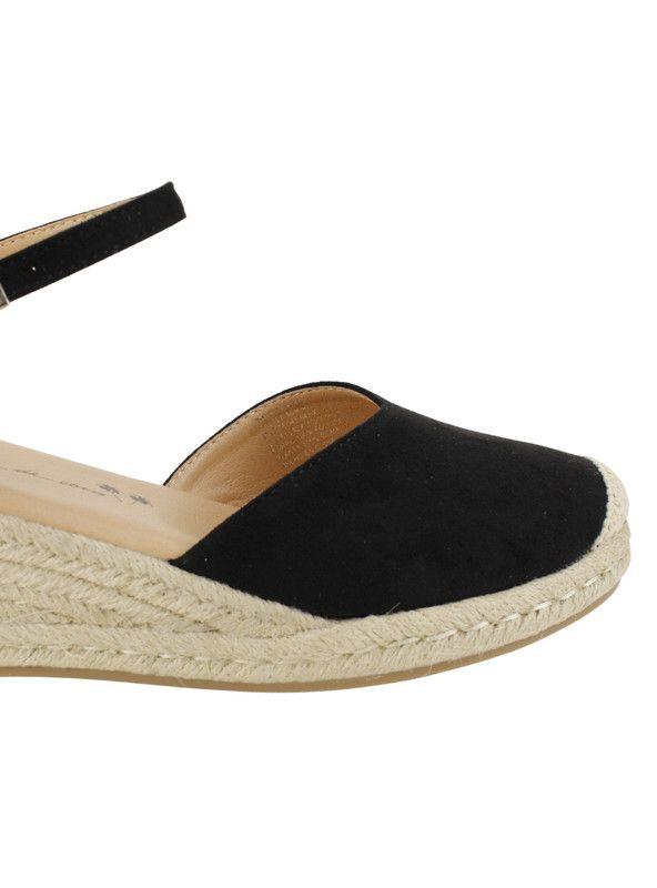 Alpargata Agua de Coco Rayen Cuña Negra-4