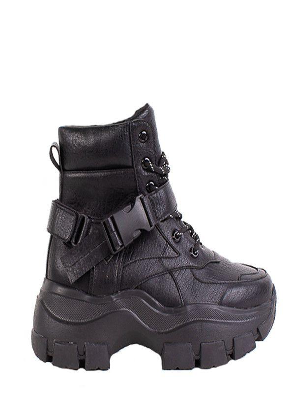 BOTIN MUJER MODA NEW WALK 0805H07-90 (35-40) | Negro |-1