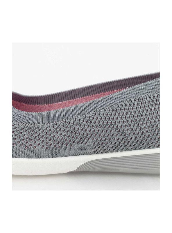 Zapatilla-Mocasín New Walk Malla Gris-4