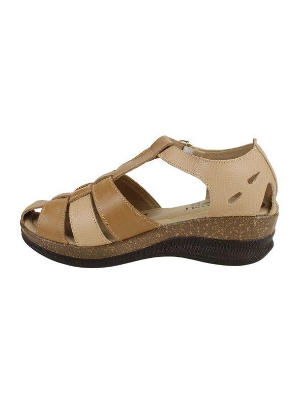 Sandalia Exs Franciscana Cuero Café-2