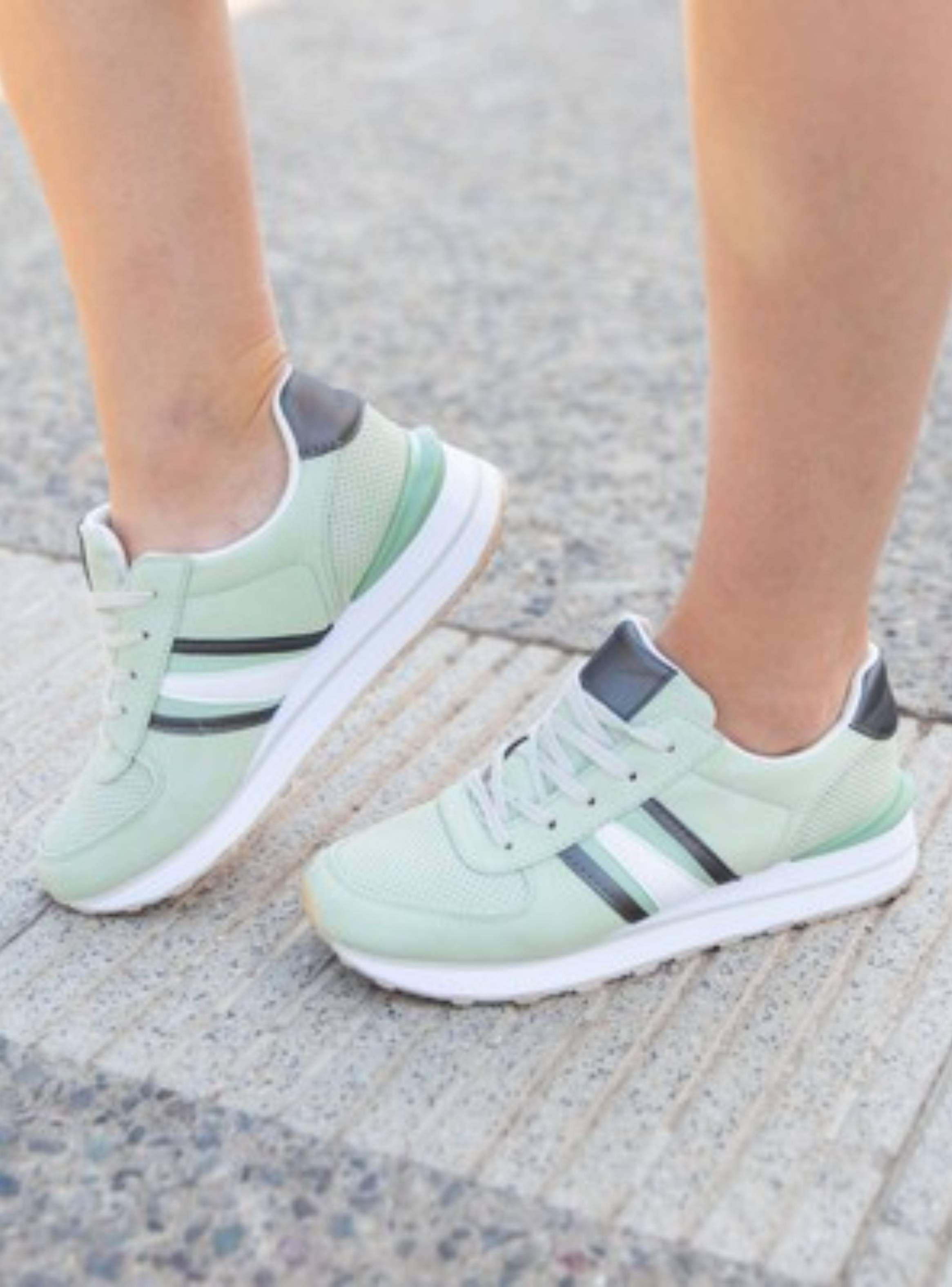 Zapatilla New Walk Silver Verde-1