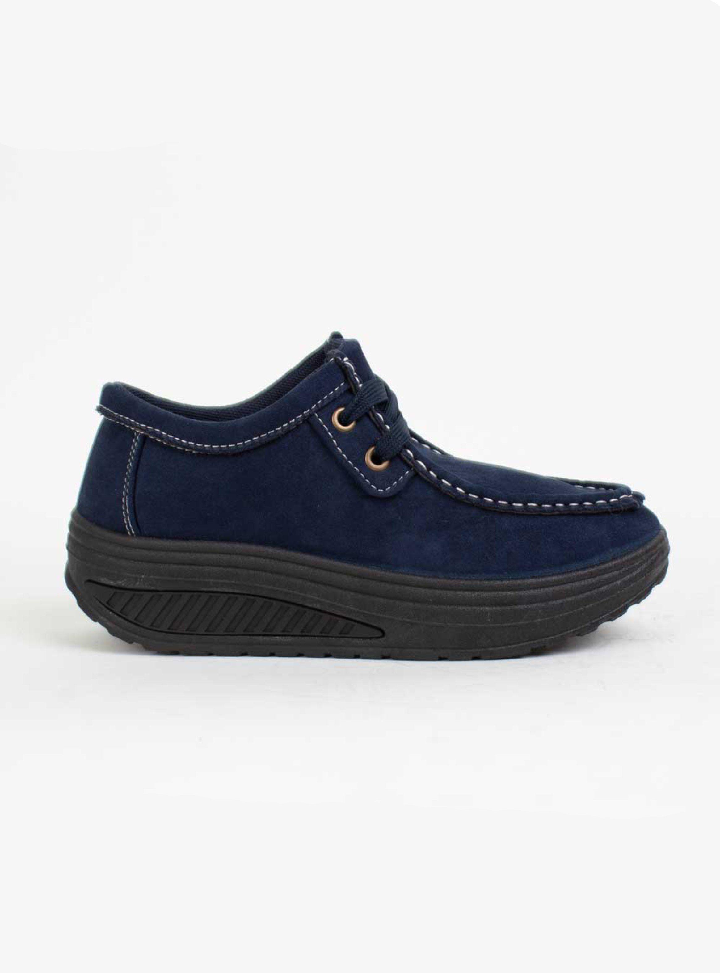Zapato New Walk Lleuque Azul Marino-0