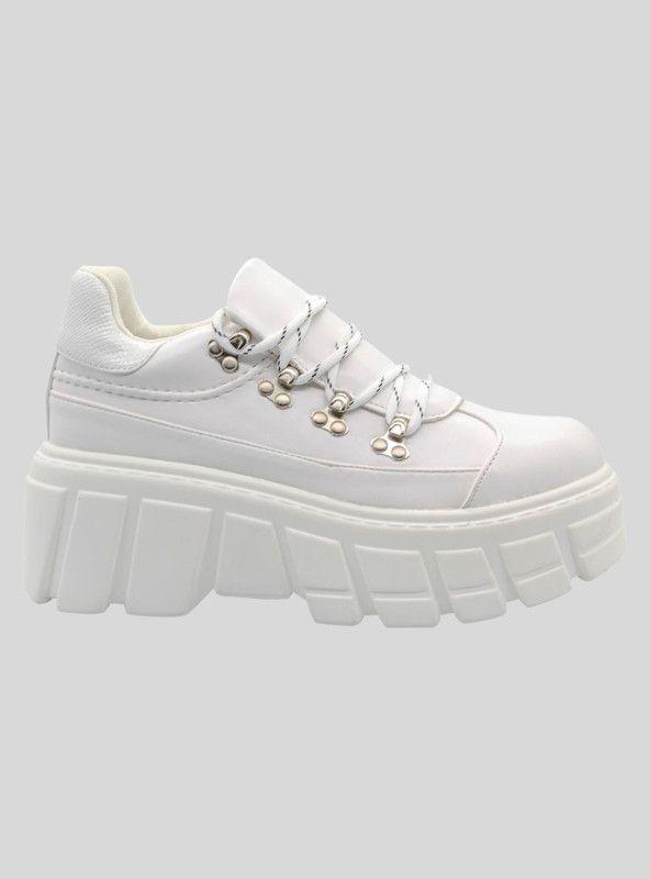 Zapatilla New Walk Plataforma Blanca-0