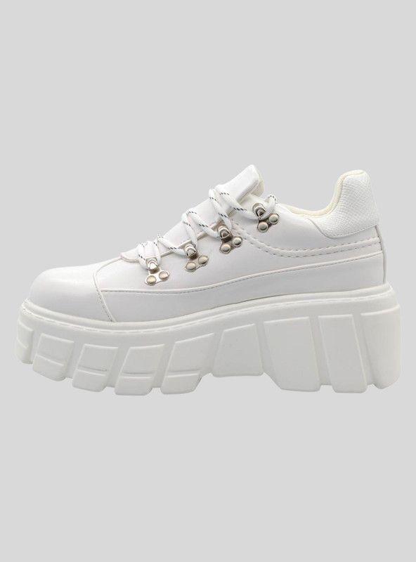 Zapatilla New Walk Plataforma Blanca-2