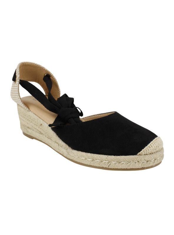 Alpargata Agua de Coco Ema Lazos Negra-2