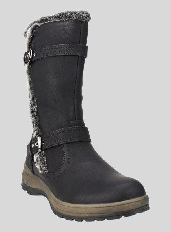 Bota New Walk Pelos Negro-1