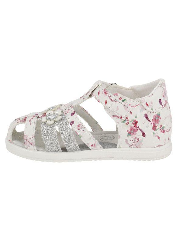 Sandalia Nat Geo kids Rosas Blanca-2