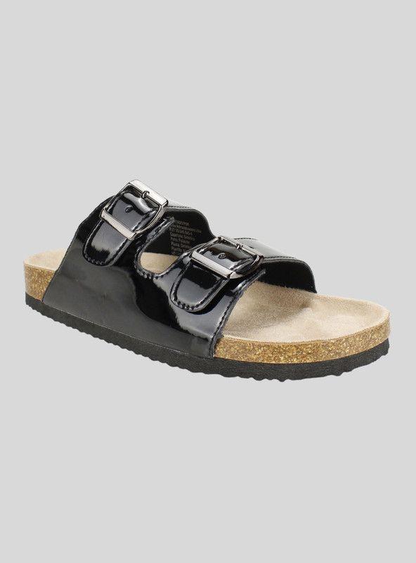 Sandalia New Walk Doble Correa Brillante-1