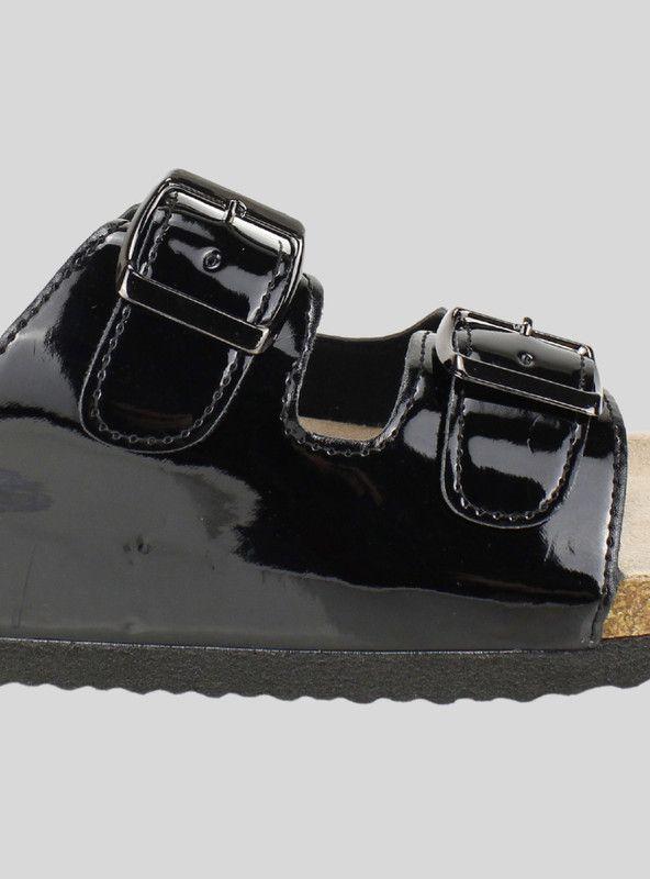 Sandalia New Walk Doble Correa Brillante-3