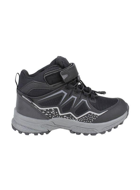 Botín Waterproof Velcro Negro-0