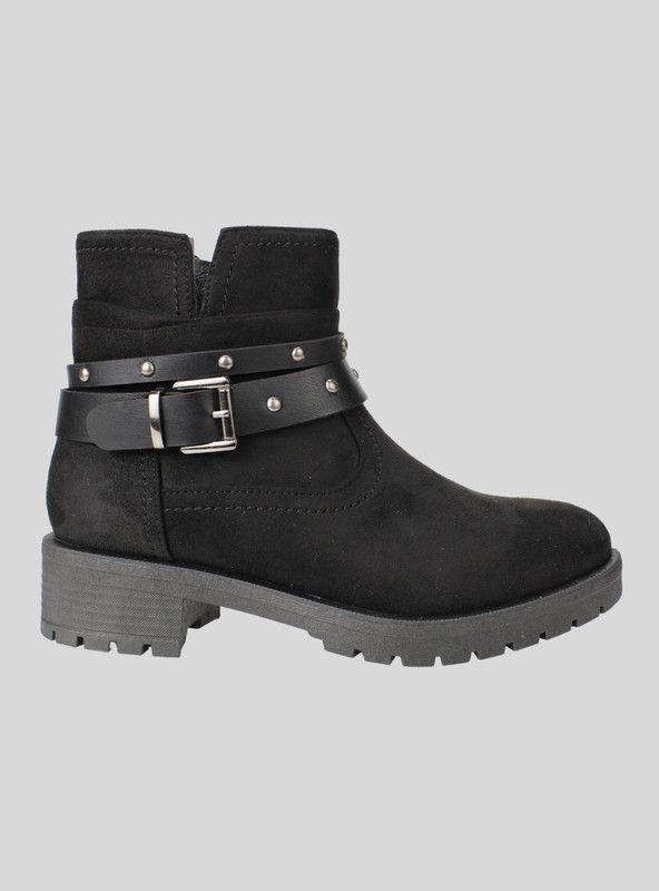 Botin New Walk Broche Negro-0