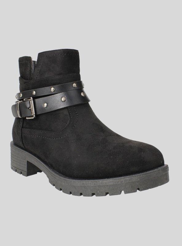 Botin New Walk Broche Negro-1