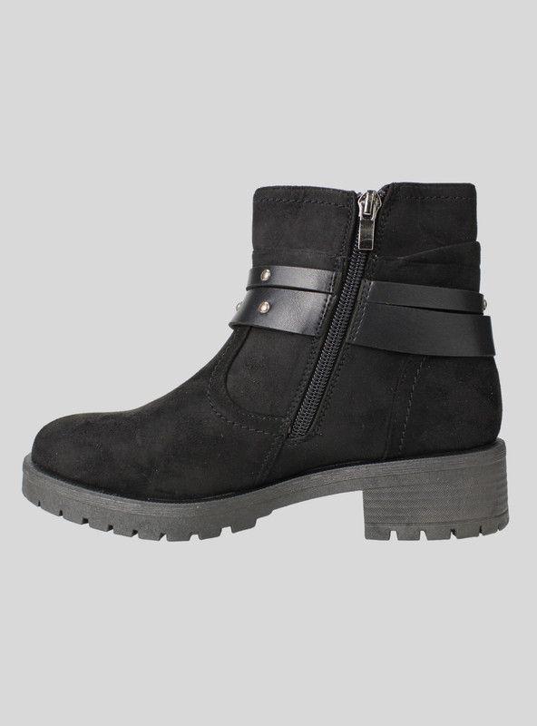 Botin New Walk Broche Negro-2