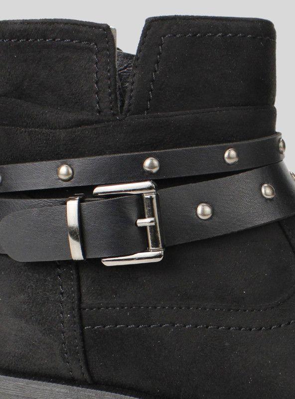 Botin New Walk Broche Negro-3