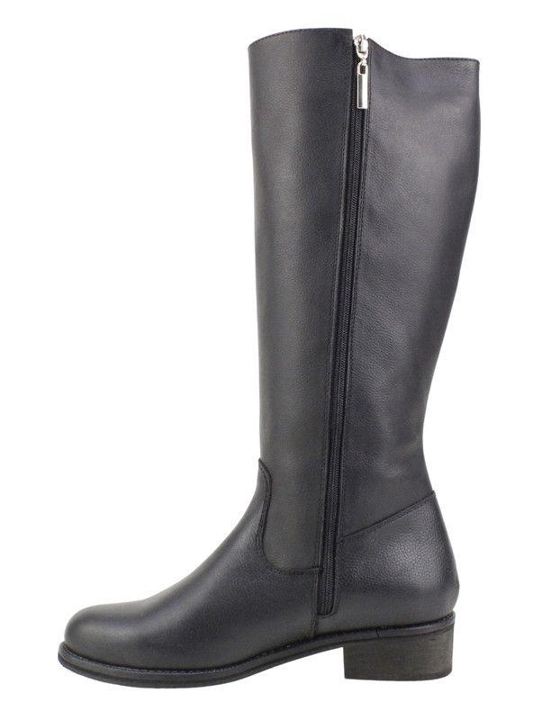 Bota Exs Equitación Cuero Negro-3