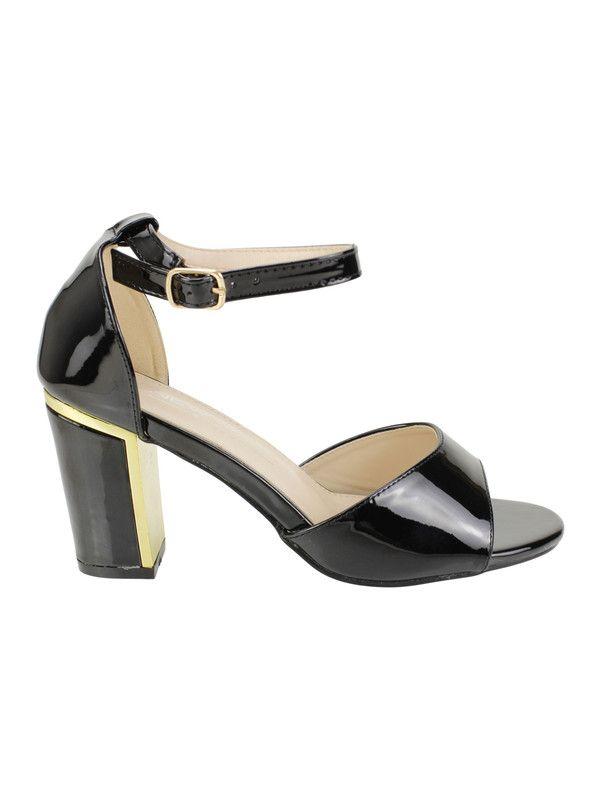 Sandalia New Walk Elegante Negra-0