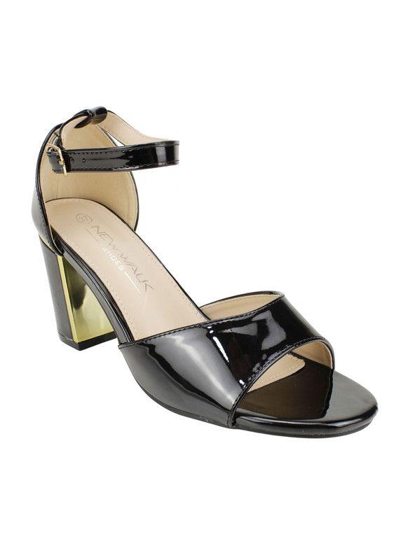 Sandalia New Walk Elegante Negra-2