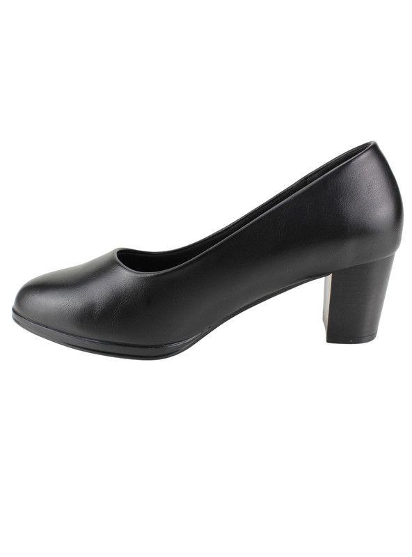 Zapato New Walk Confort Oficina Negro-2