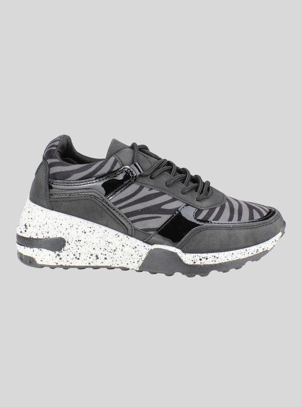 Zapatilla New Walk Cebra Negra-0