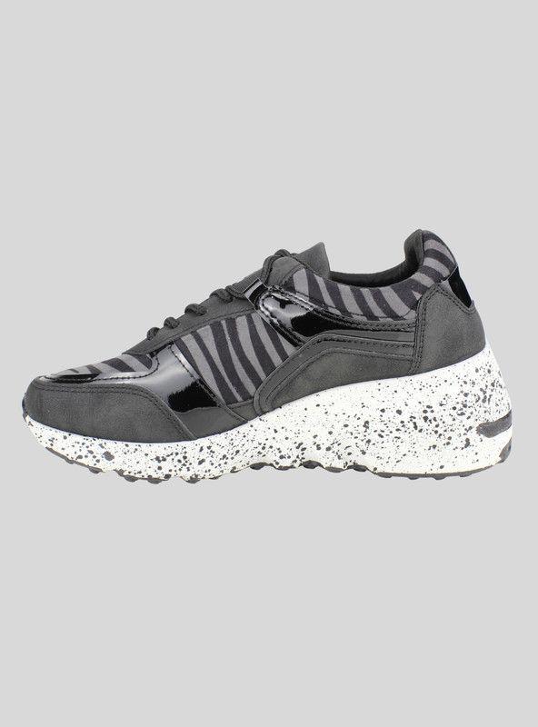 Zapatilla New Walk Cebra Negra-2