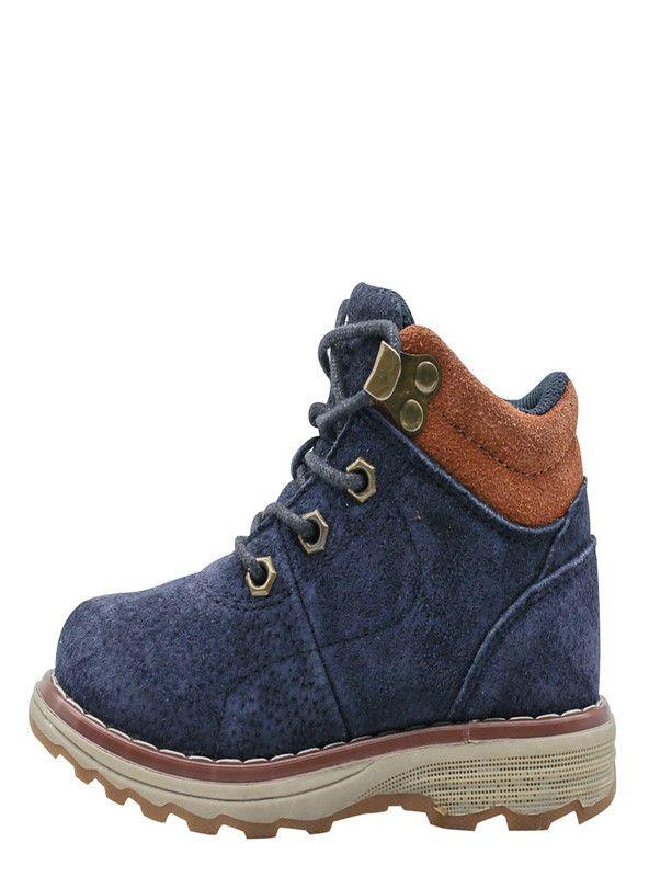 BOTIN INFANTIL CUERO NATGEO WJL091-70 (20-28) | Azul_denim |-2